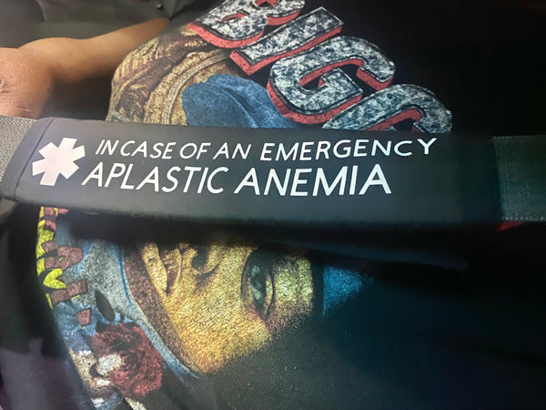 Pullover Pal Awareness Seat Belt Cover (Aplastic Anemia)