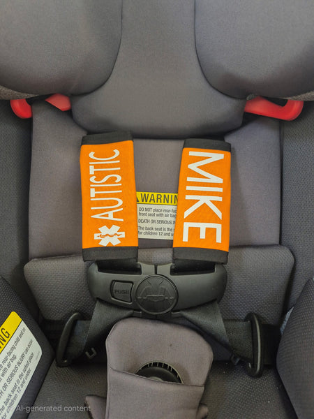 Pullover Pal Awareness Seat Belt Covers (Name and custom)