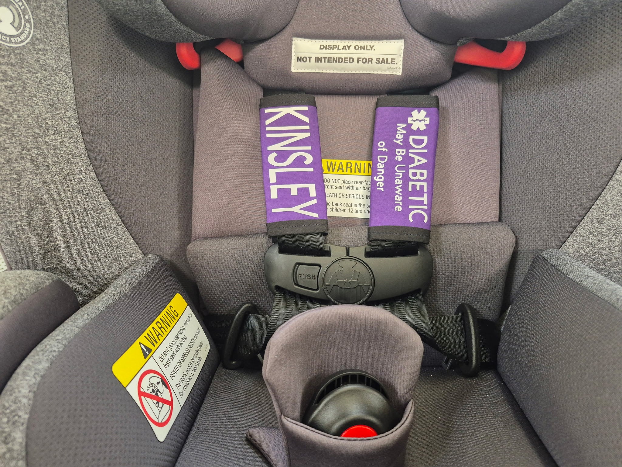 Pullover Pal Awareness Seat Belt Covers (Name and custom)