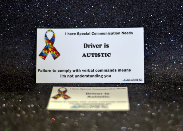 Driver is Autistic Card (Card Only)