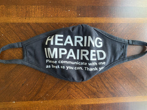 Hearing-Impaired (Cloth Face Mask Adult Size)