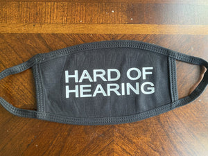 Hard of Hearing (Cloth Face Mask Kids Size)
