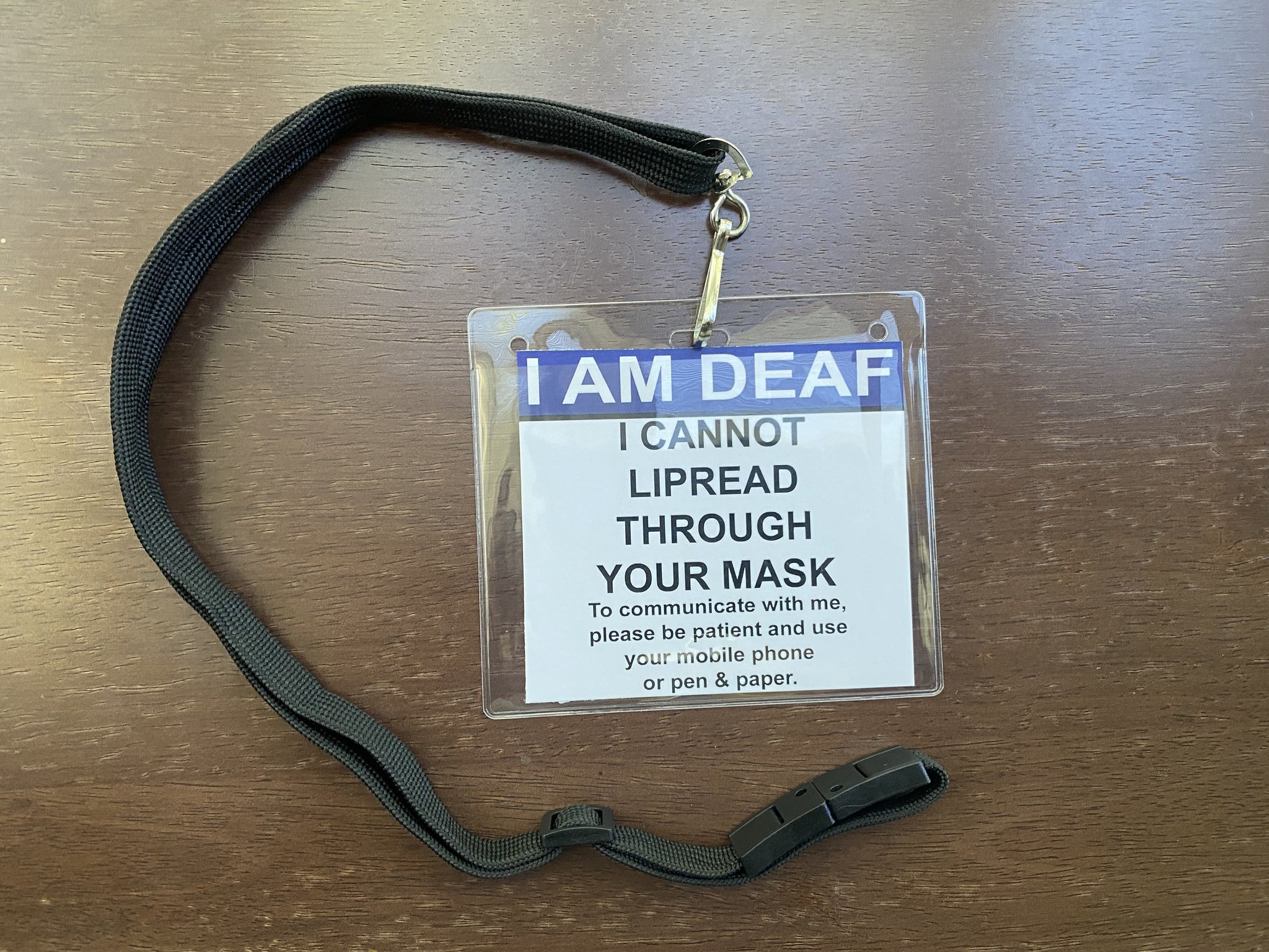 MEDICAL HIDDEN DISABILITY Lanyard Alert DISABILITY LOGO £7.15 - UK