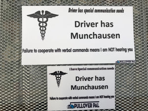 Driver Has Munchausen (Card Only)