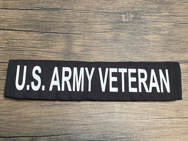 Pullover Pal Veteran Seat Belt Covers- Army, Navy, Air Force, Marine, Vietnam Veteran, Deaf Disabled, & Disabled Veteran
