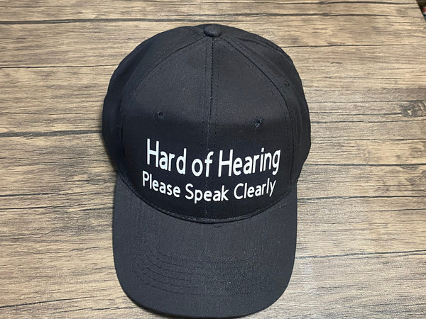 Pullover Pal Awareness Cap (I'm Deaf) & (Hard of Hearing)
