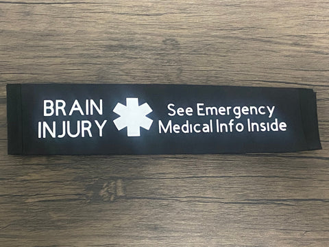 Pullover Pal Seat Belt Cover Black ( Brain Injury) (See Emergency Medical Info inside)